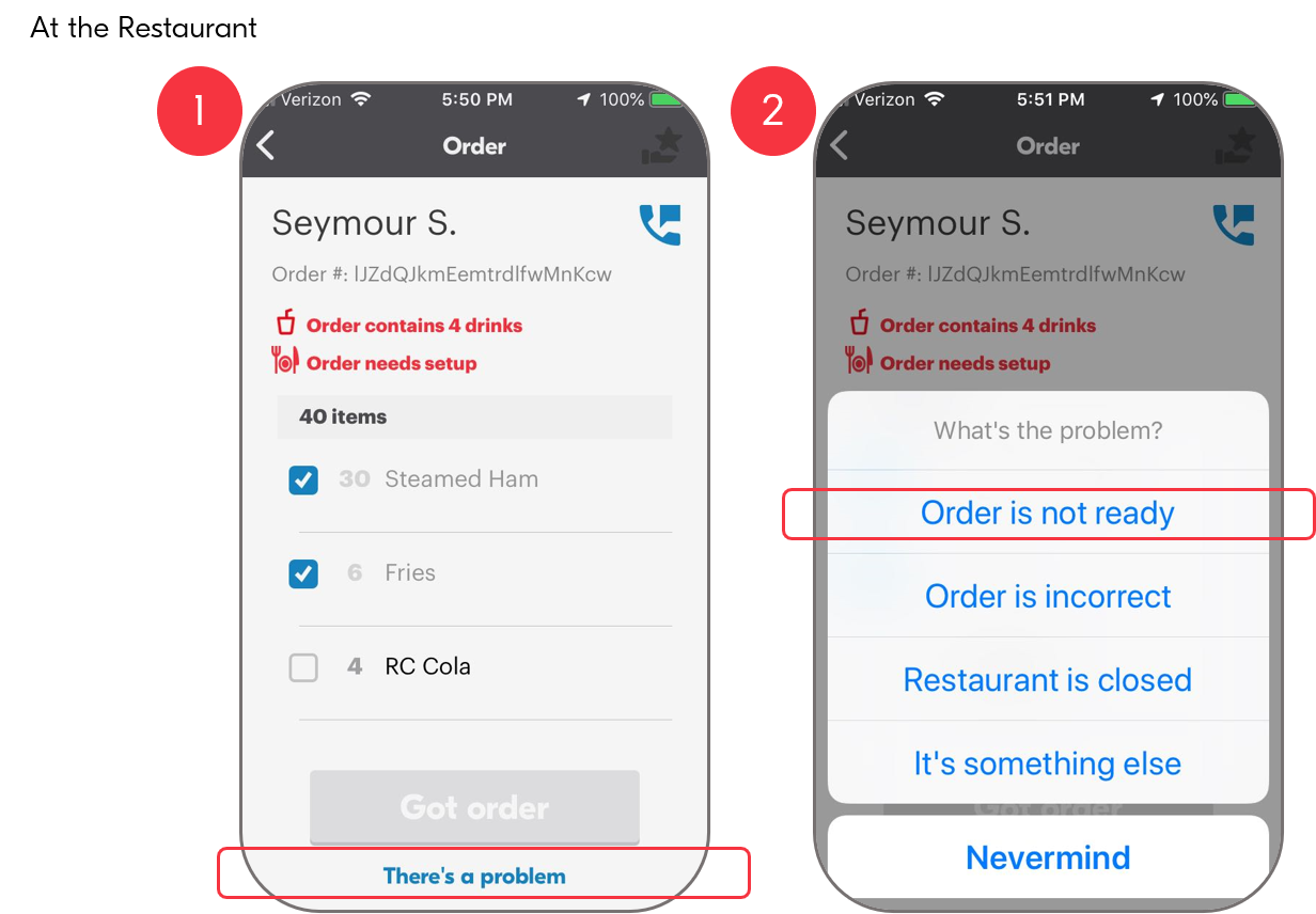 capture d’écran d’une interface d’application mobile