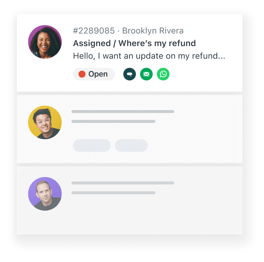 Zendesk ticket management.