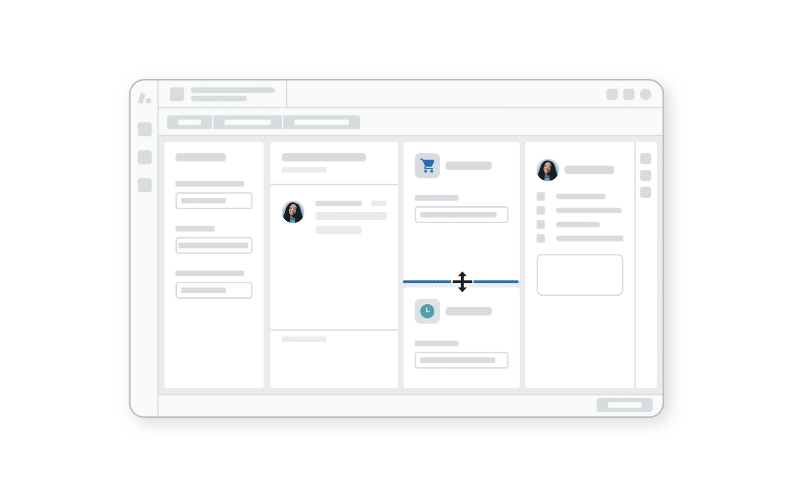 A view of an omnichannel customer conversation using Zendesk.