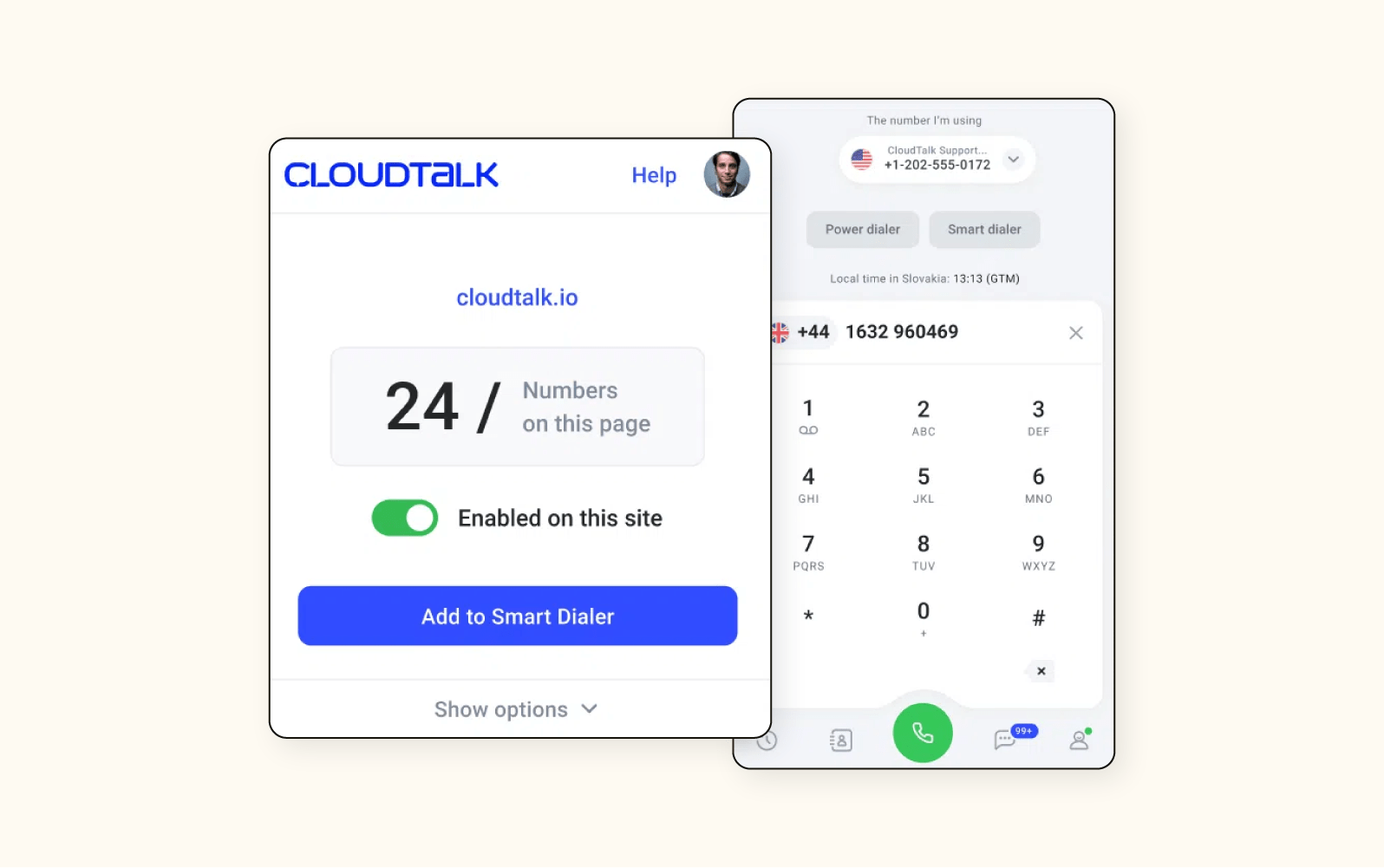 Software per call center CloudTalk.