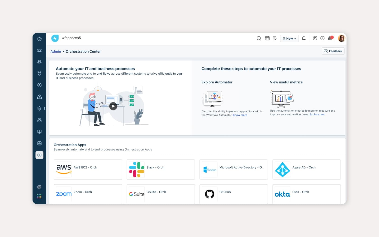 A screenshot of the Freshservice customer self-service portal.