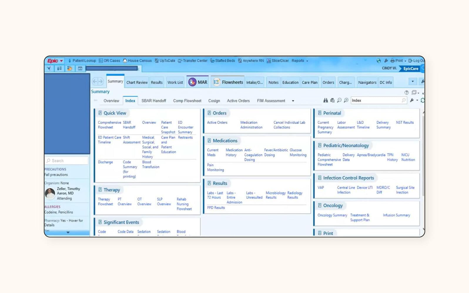 Epic Systems Corporation, a healthcare CRM.