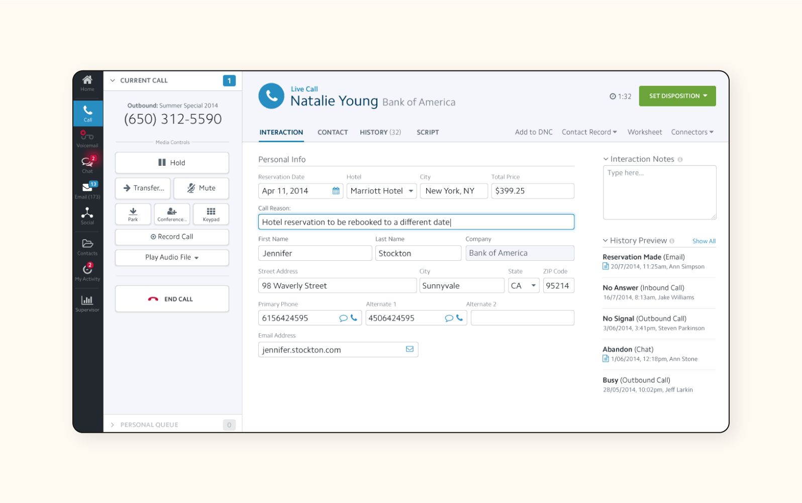 Software per call center Five9.
