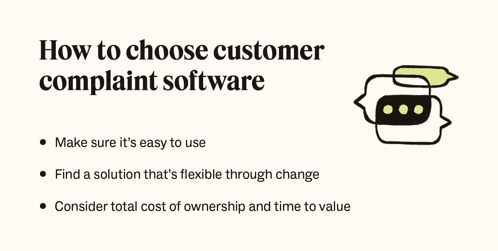 How to choose the right customer complaints software.