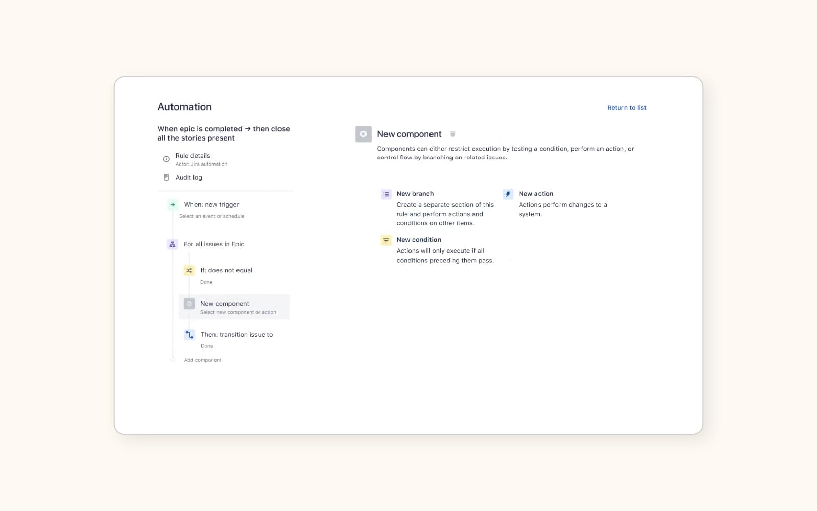 Une capture d’écran montre le logiciel de gestion automatisée des tickets Jira.