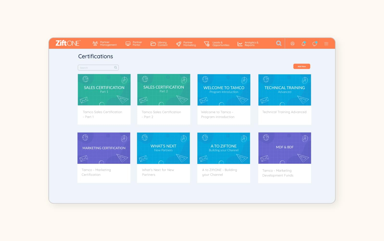 A screenshot displays the ZiftONE partner certification page.