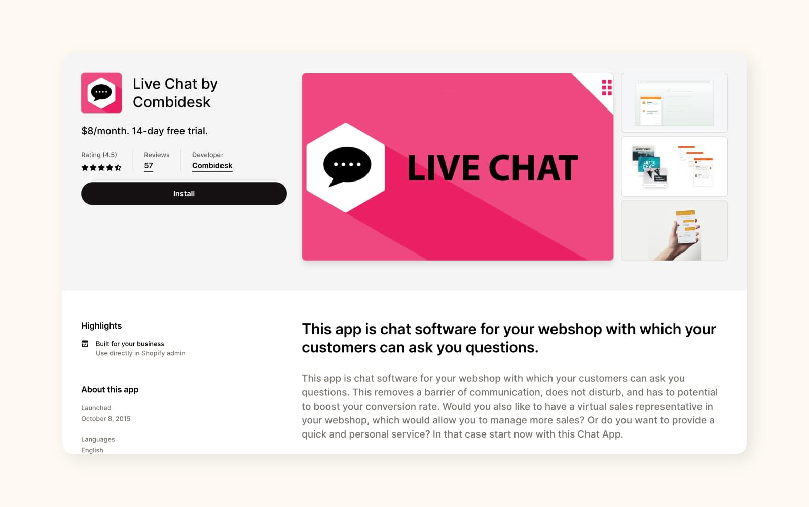 Live Chat by Combidesk