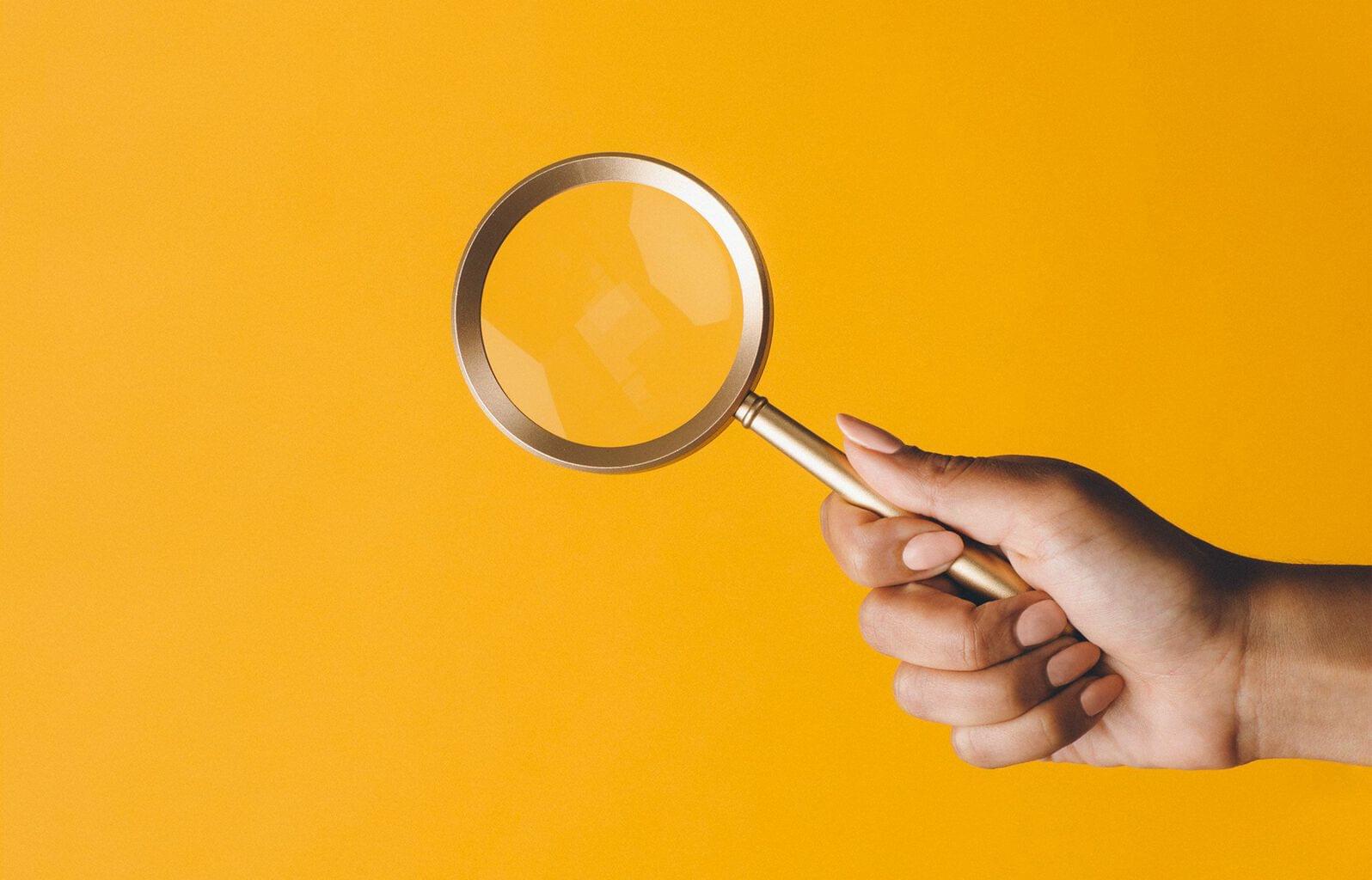 sales need analysis, magnifying glass