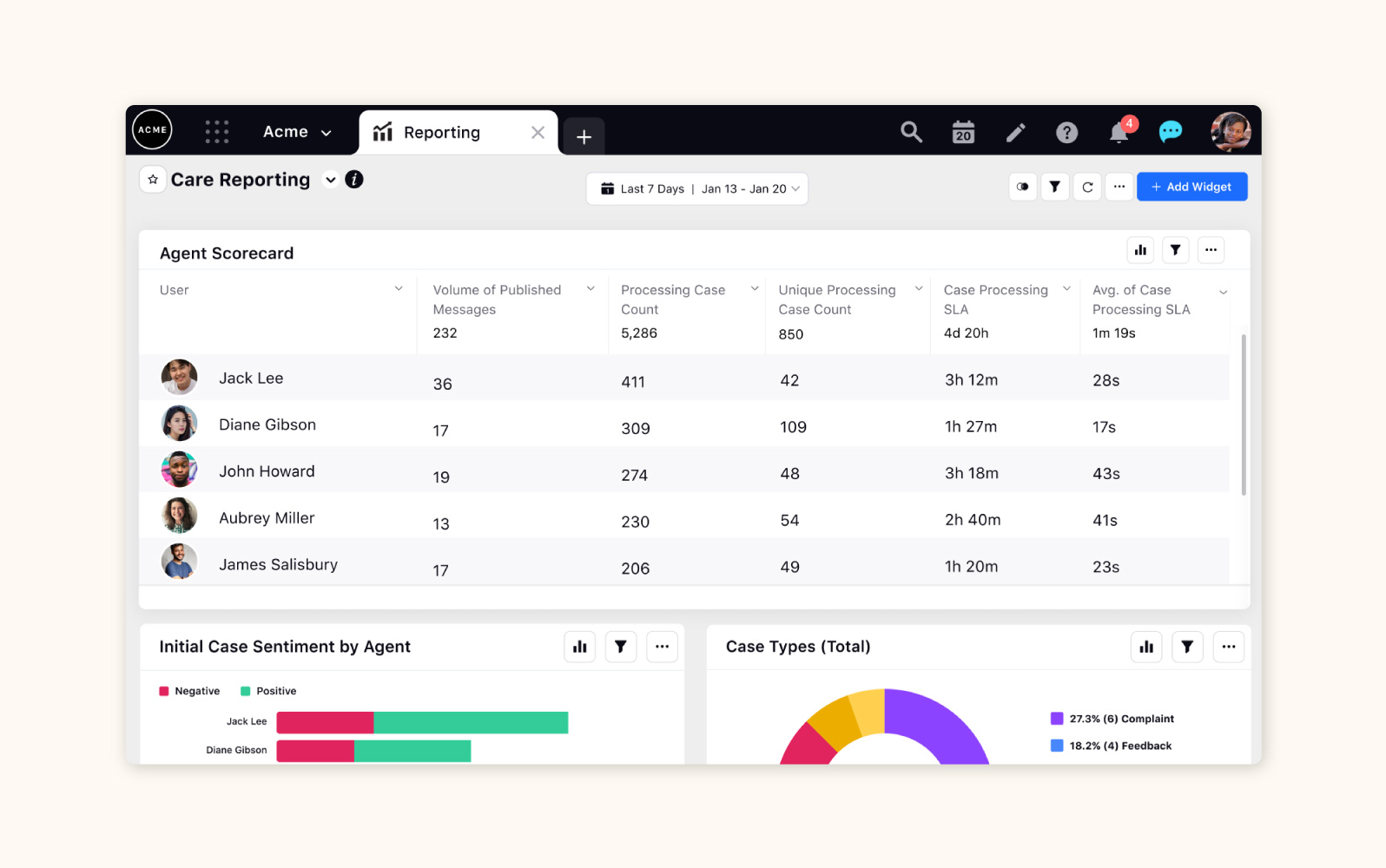 A product image of Complaint Management from Sprinklr.