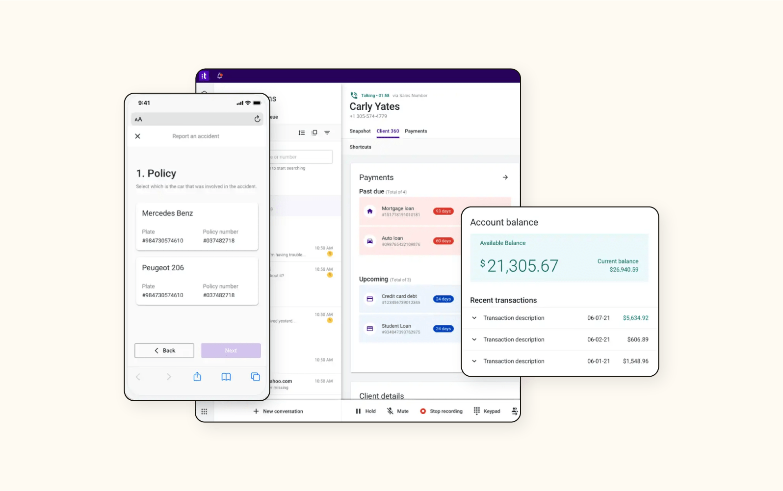Software per call center Talkdesk.