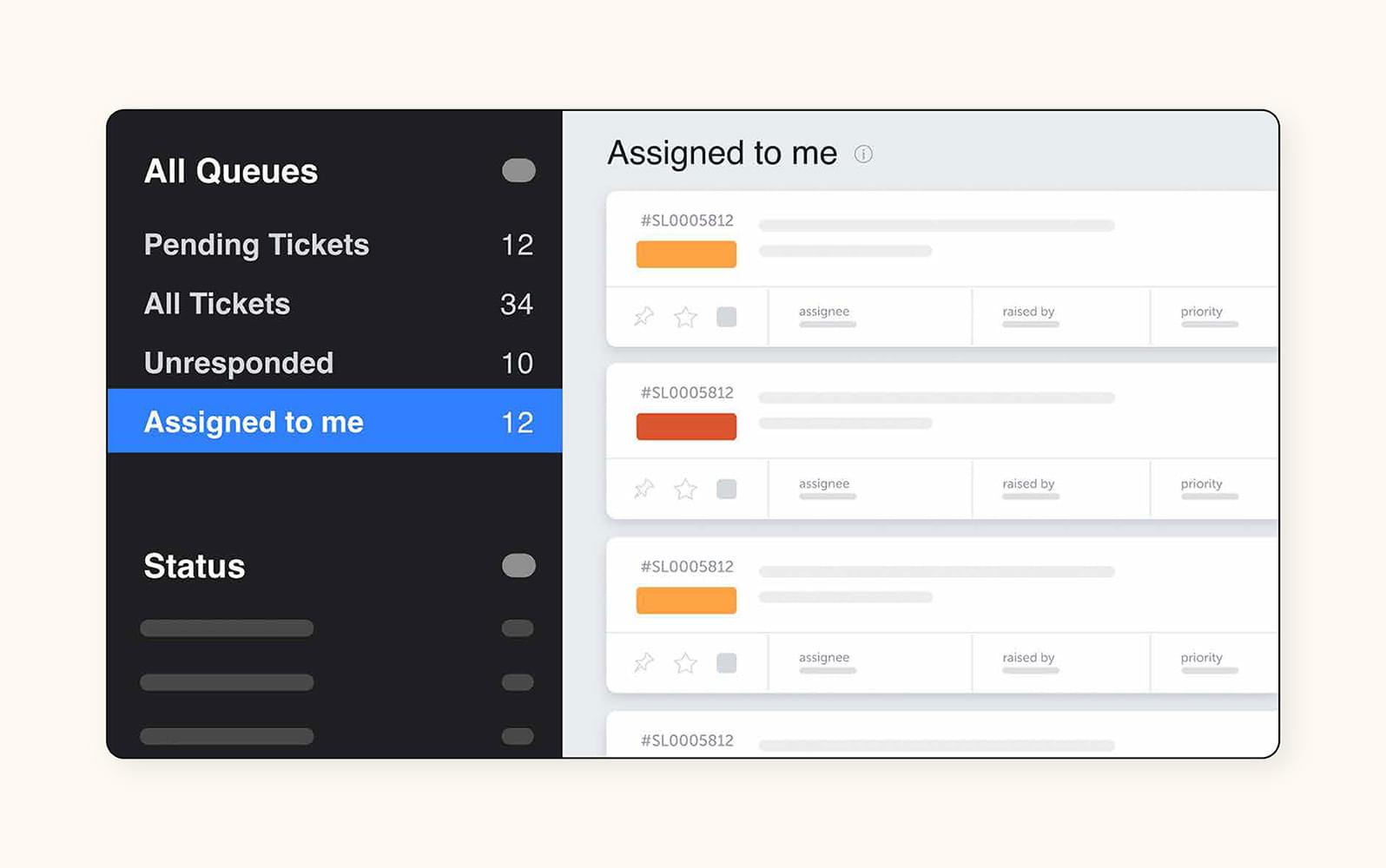 The HappyFox trouble ticket management software.
