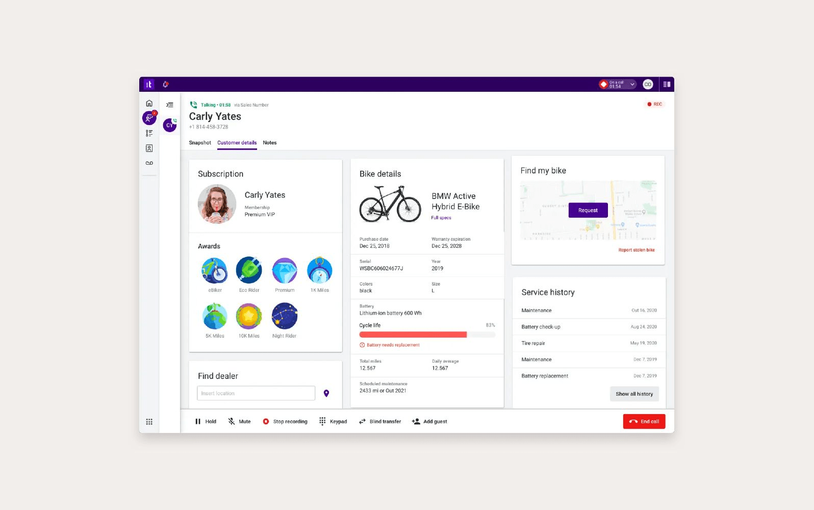 An image displays Talkdesk’s VoIP platform, one of the best business VoIP providers.