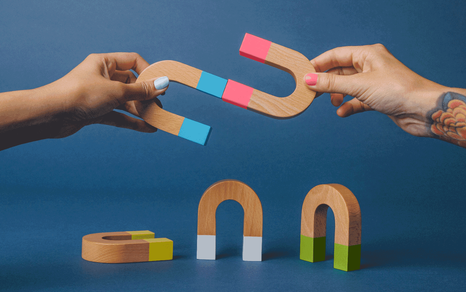 Holding magnets together