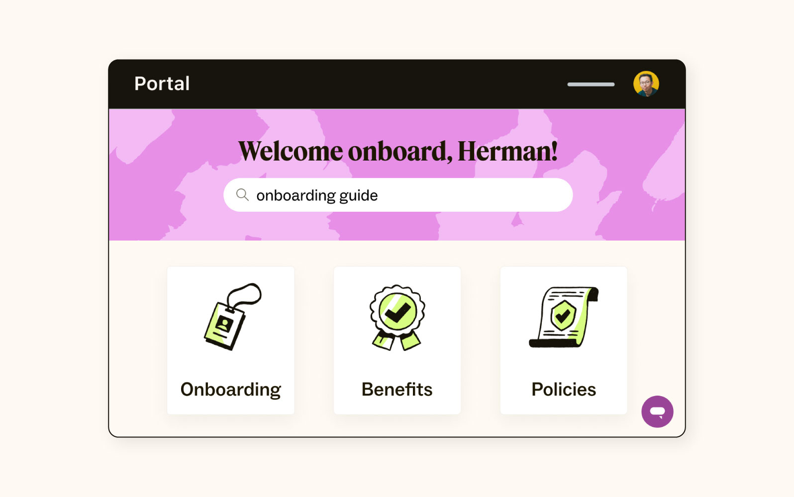El software de portal de clientes de Zendesk.