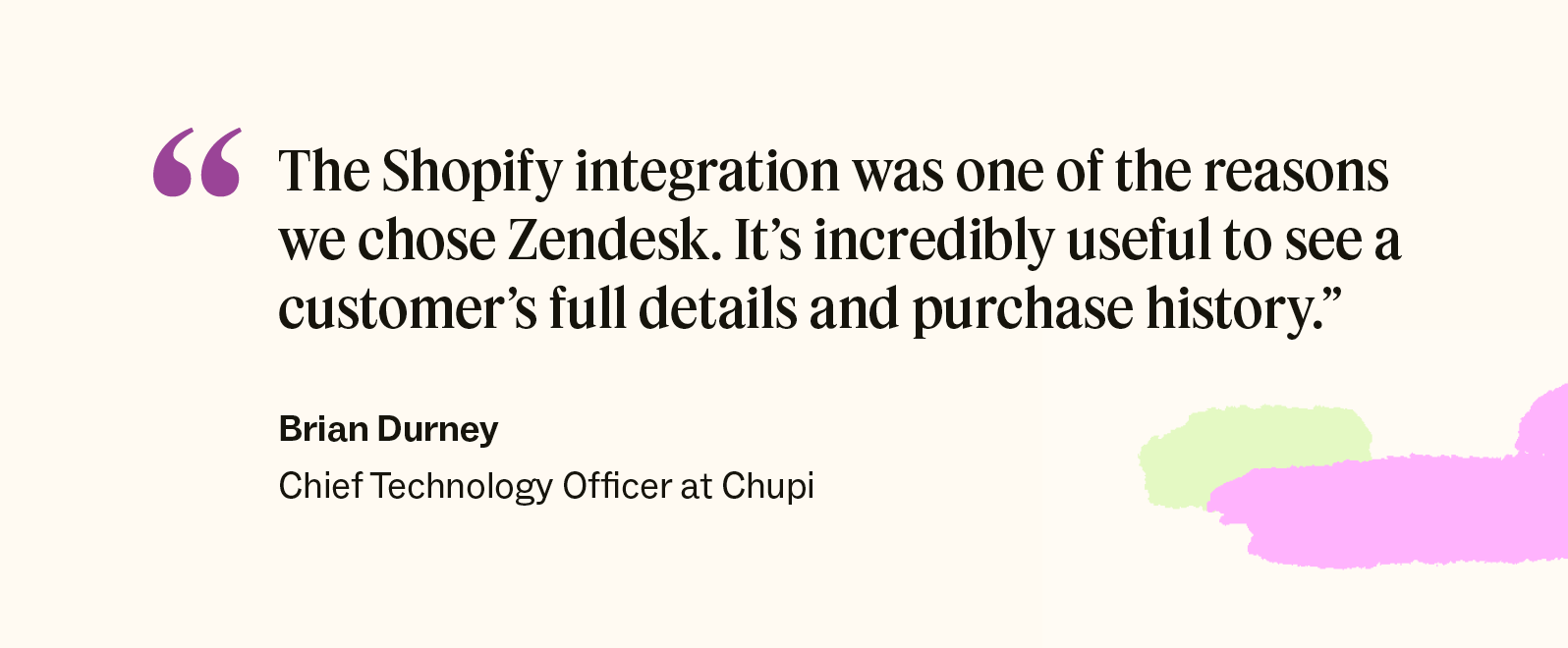 Quote from Chupi's CTO