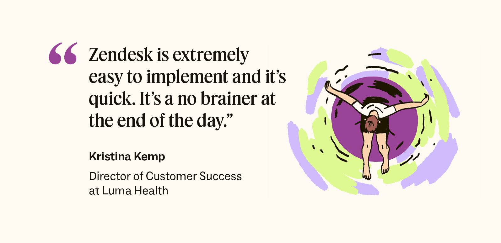 Luma Health director of global success quote
