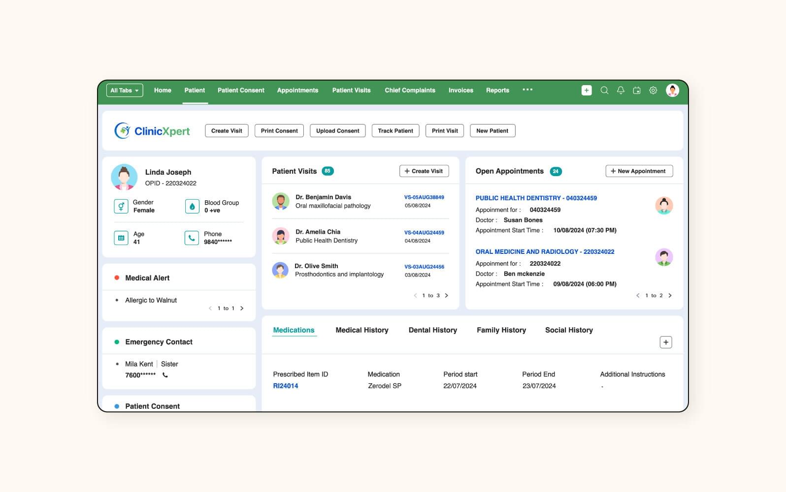 Zoho’s healthcare CRM software, Zoho for Healthcare.