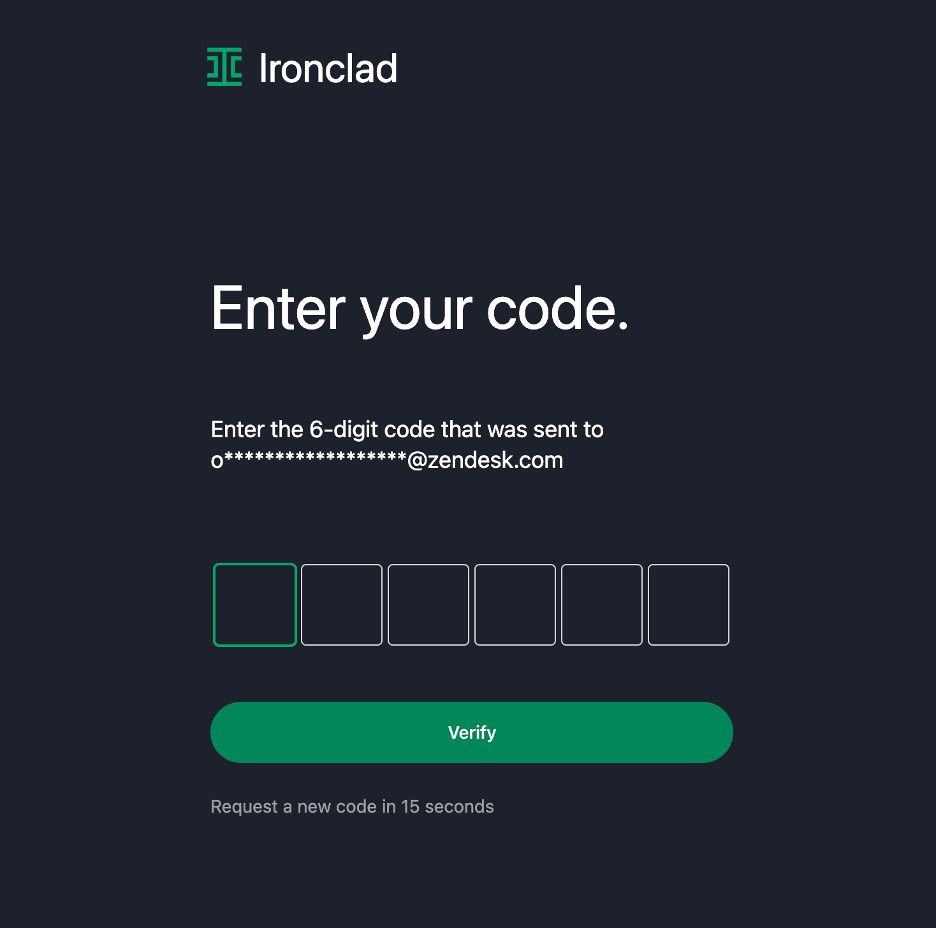 Enter code
